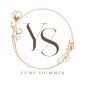 Grey Brown Circle Floral Initial Wedding Logo